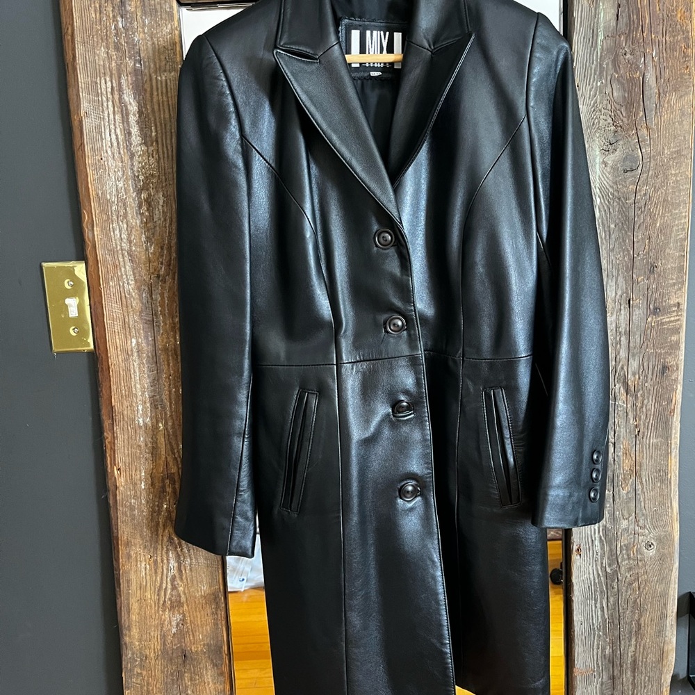 Mix leather jacket